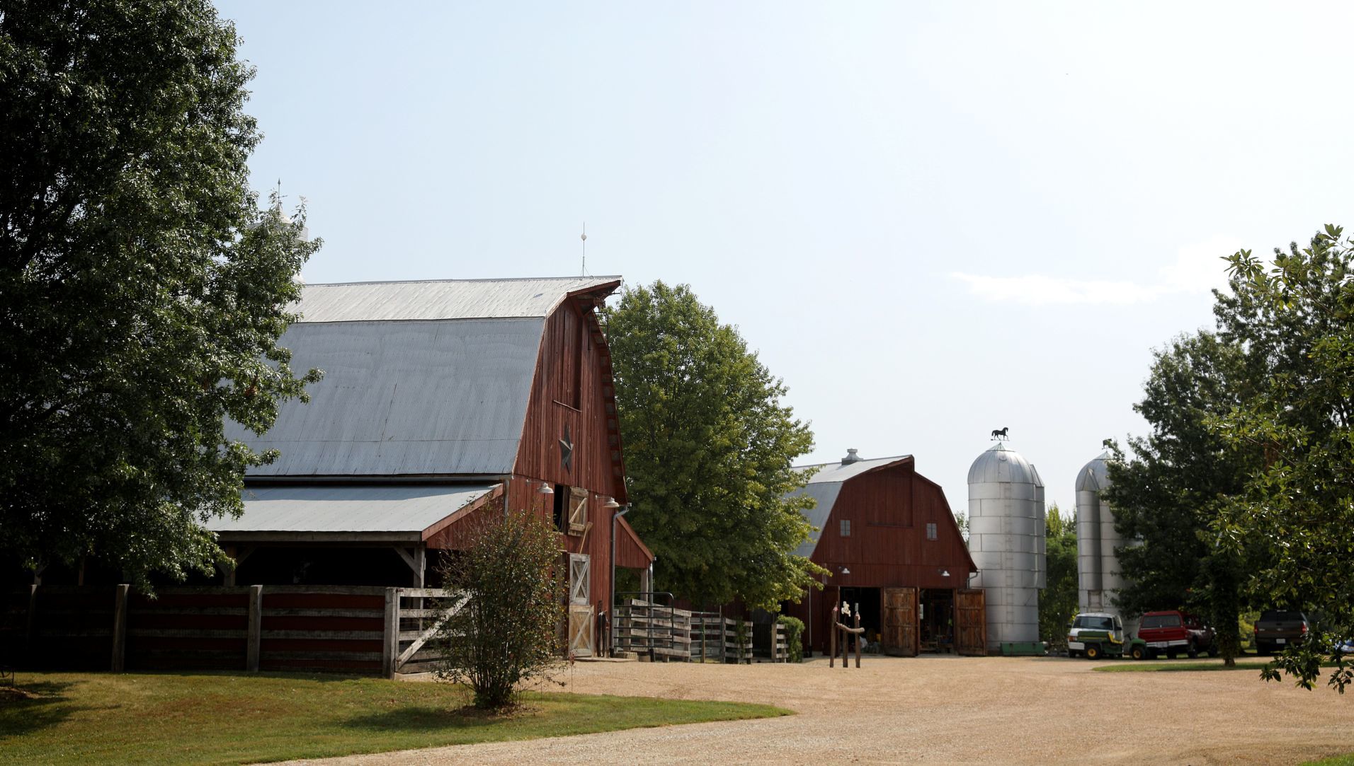 At home: Ron Brown's Franklin County ranch